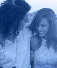 Smiling couple